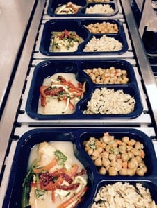 Daily hot meals.