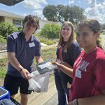 High School Leaders Pack 1,000 Succulents to Deliver with Fresh Produce for Tampa Seniors